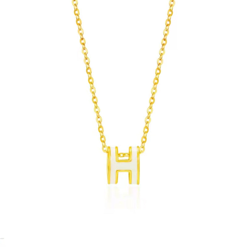 Gold Pendant Necklace, Gold Jewelry