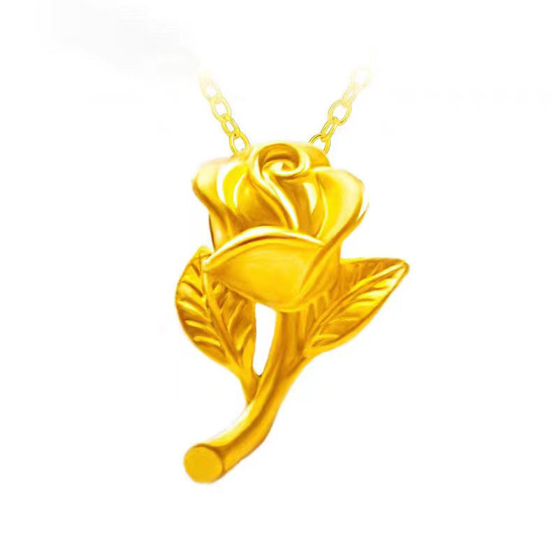 Gold Pendant Necklace, Gold Jewelry