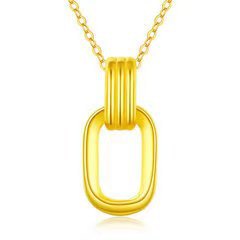 Gold Pendant Necklace, Gold Jewelry