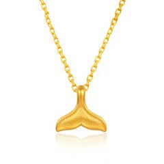 Gold Pendant Necklace, Gold Jewelry
