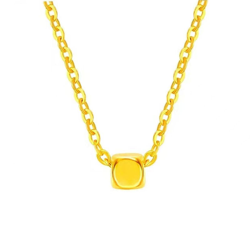Gold Pendant Necklace, Gold Jewelry